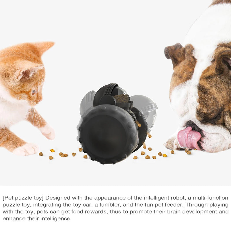 PawPartner Copo para cachorro, brinquedos interativos, aumenta o QI do animal de estimação, alimentador lento, labrador, buldogue francês, treinamento de balanço, dispensador de comida