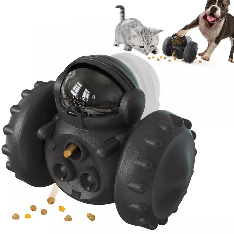 PawPartner Copo para cachorro, brinquedos interativos, aumenta o QI do animal de estimação, alimentador lento, labrador, buldogue francês, treinamento de balanço, dispensador de comida